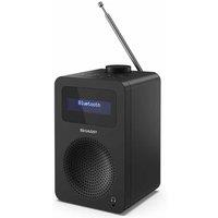 Sharp Dr-430 bk Tokyo Digital Radio Dab Dab And Fm Radio With Bluetooth 5.0 - Black, Black