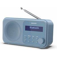 Sharp Dr-p420 bl Tokyo Digital Radio Dab Dab & Fm With Bluetooth - Blue, Blue