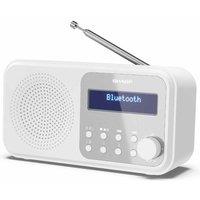 Sharp Dr-p420 wh Tokyo Digital Radio Dab Dab & Fm With Bluetooth - White, White