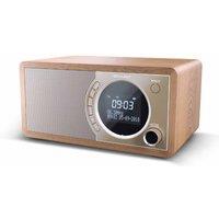 Sharp Dr-450 br Digital Radio Dab And Fm With Bluetooth & Led Display - Brown, Brown