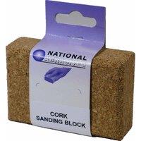 National Abrasives Cork Block Small, Brown