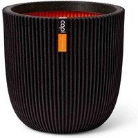 Capi Europe Planter ball Groove NL 43x41 black, Black