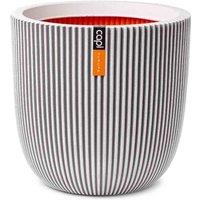 Capi Europe Planter ball Groove NL 43x41 ivory, White