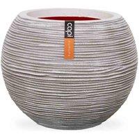 Capi Europe Vase ball Rib NL 62x48 ivory, White