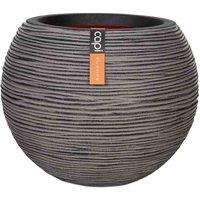 Capi Europe Vase ball Rib NL 62x48 anthracite, Grey