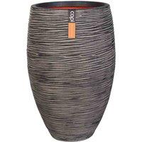 Capi Europe Vase elegant deluxe Rib NL 38x58 anthracite, Grey