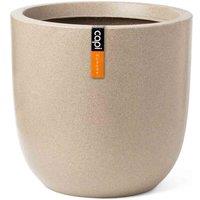 Capi Europe Planter ball Waste Smooth NL 43x41 terrazzo beige, Cream