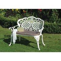 East Meltham Garden Aluminium Traditional Bench