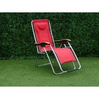 East Arieta Reclining Zero Gravity Chair - Red