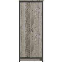 GFW Boston 2 Door Wardrobe Grey, Grey