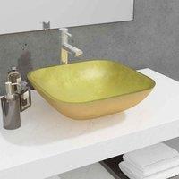 vidaXL Basin Ceramic Round Black 41.5x13.5 cm, Black
