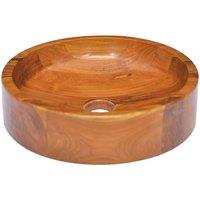 vidaXL Basin Glass 50x37x14 cm Black, Black