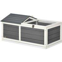 PawHut Wooden Tortoise House, Small Pet Reptile