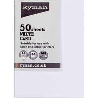 Ryman Card A6 160Gsm Pk50 White