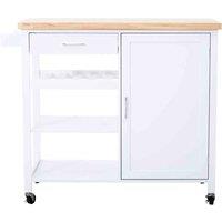 Interiors By Ph White Kitchen Trolley, White