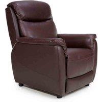 Furniture Link Kent 1 Seater Fixed Chestnut