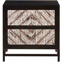 Interiors by PH Two Drawers Cabinet, Black