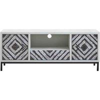 Interiors by PH White Frame Media Unit, White