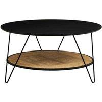 Interiors by PH Coffee Table With Hairpin Legs, Black
