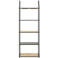 Interiors by PH Five Tier Shelf Unit, Black