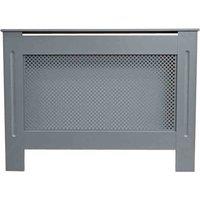 Jack Stonehouse Matt Grey Diamond Radiator Cover - Medium, Grey