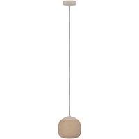 EGLO Cominio Two Toned Satin Glass Single Pendant Light, Brown