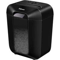 Fellowes Powershred LX50 Cross Cut Paper Shredder 9 Sheet 17L - Black, Black