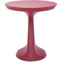 Tramontina Salut Polyethylene Coffee Table (Burgundy), Red
