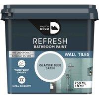 Maison Deco Refresh Bathroom Glacier Blue - 750Ml, Blue