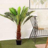 LivingandHome Living and Home 90cm Realistic Aritificial Potted Tree Fake Plant, Green