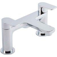 Coastal Solva Deck Mounted Bath Filler Chrome, Silver