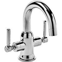Coastal Monnow Basin Mixer Inc Waste Chrome, Silver