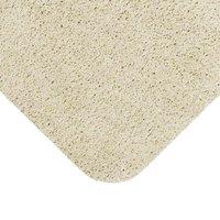 JVL Solemate Eco-bath Mat 60X100Cm Ivory, White