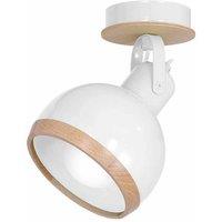 Milagro Ceiling Lamp Oval White 1Xe27, White