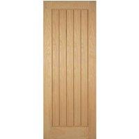 LPD Doors Mexicano Unfinished Oak Doors 457 X 1981, Brown