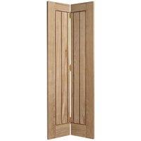 LPD Doors Mexicano Bi-fold Oak Doors 686 X 1981, Brown