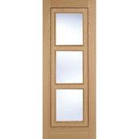 LPD Doors Inlay 3L Pre-finished Oak Doors 686 X 1981, Brown