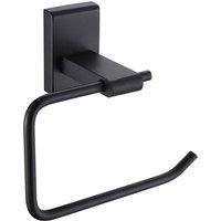 Showerdrape Unity Toilet Roll Holder Black, Black
