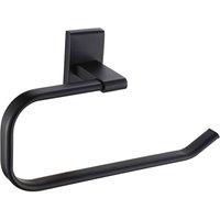 Showerdrape Unity Towel Ring Black, Black