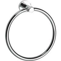 Showerdrape Modernity Towel Ring Chrome, Silver