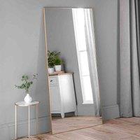 Yearn Mirrors Yearn Minimal Full Length Mirror Gold 180X90Cm, Gold