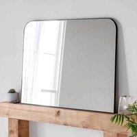 Yearn Mirrors Yearn Minimal Mantle Mirror Black 110 w X 80Cm h , Black