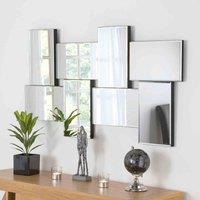 Yearn Mirrors Yearn Puzzle Mirror 140X76Cm, Black