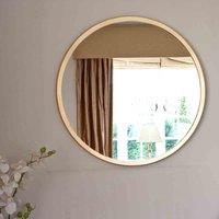 Yearn Mirrors Yearn Classic Round Gold Mirror 80Cm, Gold