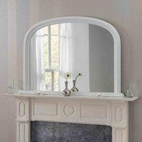 Yearn Mirrors Yearn Contemporary Overmantle Mirror White 112 w x77Cm h , White