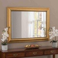 Yearn Mirrors Yearn Classic Beaded Wall Mirror Gold 132X79Cm, Gold