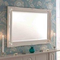 Yearn Mirrors Yearn French Style Mirror White 114X89Cm, White
