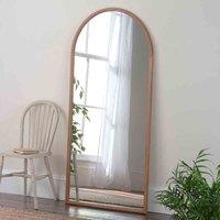 Yearn Mirrors Yearn Solid Oak Arched Full Length Mirror 180X80Cm