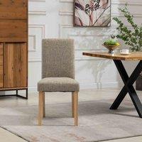 Artemis Home Maiolo Fabric Dining Chairs - Set of 2 - Brown, Brown