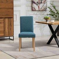 Artemis Home Maiolo Fabric Dining Chairs - Set of 2 - Teal, Multi
